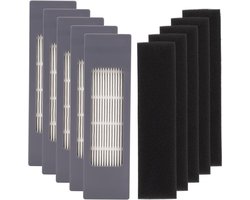 Set van 10 HEPA-filters voor Ecovacs Deebot OZMO N10 N10 Plus 920 950 T8 AIVI Max T9 T5 N5 N7 N8+ N8 Pro Plus DX55 DX93 DJ65 robotstofzuiger vervanging