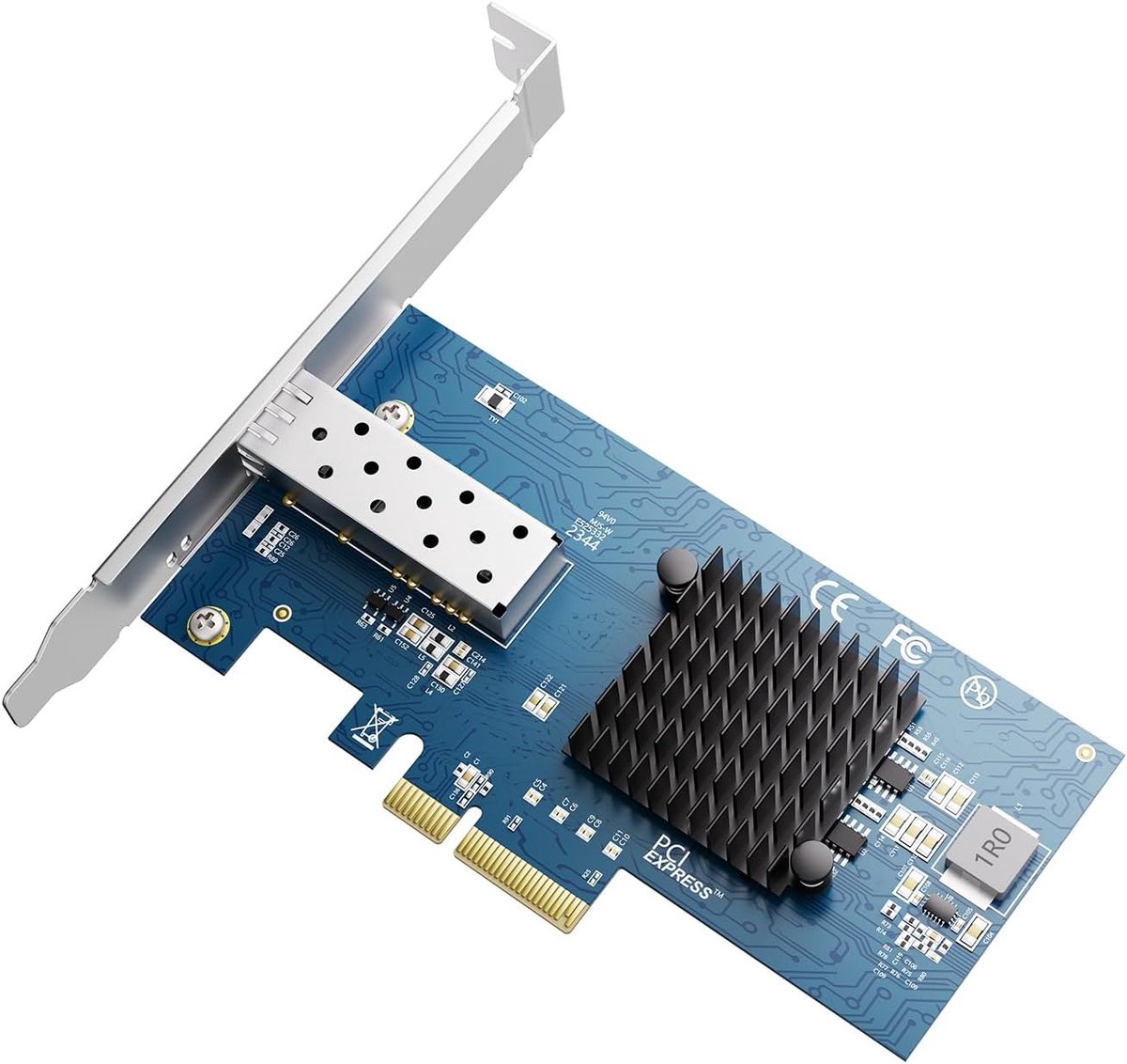10 gb Open PCI-e SFP+ Netwerkkaart met 82599 Controller (X520-DA1), 10 Gbps Ethernet-Adapter, 10 GB NIC-kaart, compatibel met Windows/Windows Server/VMware