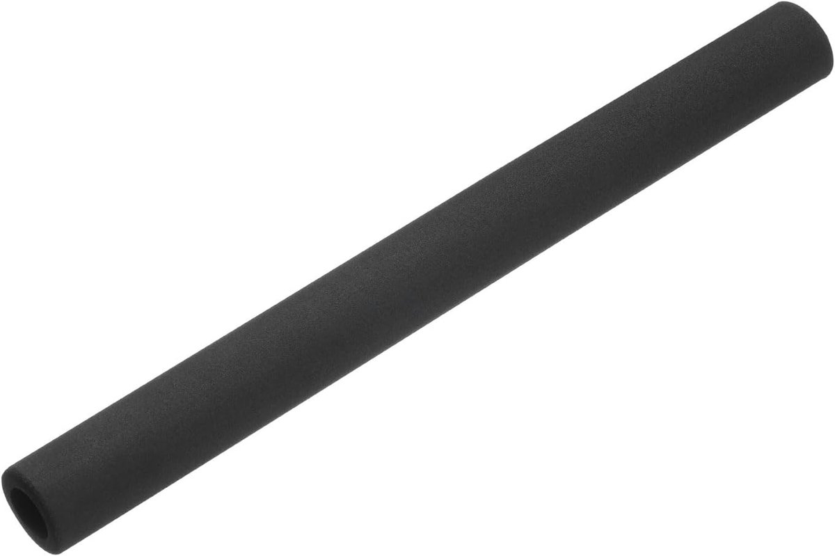 Schuimrubberen handgrepen, 18 mm, ID 1 1/8 inch (28 mm), OD 12 inch, zwart, voor buisisolatie, gebruiksvoorwerpen, fitness, ondersteuning van gereedschapshandgreep