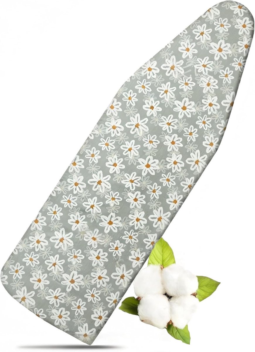 Strijkplankovertrek, mouwstrijkplank strijkdoek, strijkmat voor mouwplank met klittenbandsluiting, voor strijkijzers stoom en strijkplank klein, 125×45cm