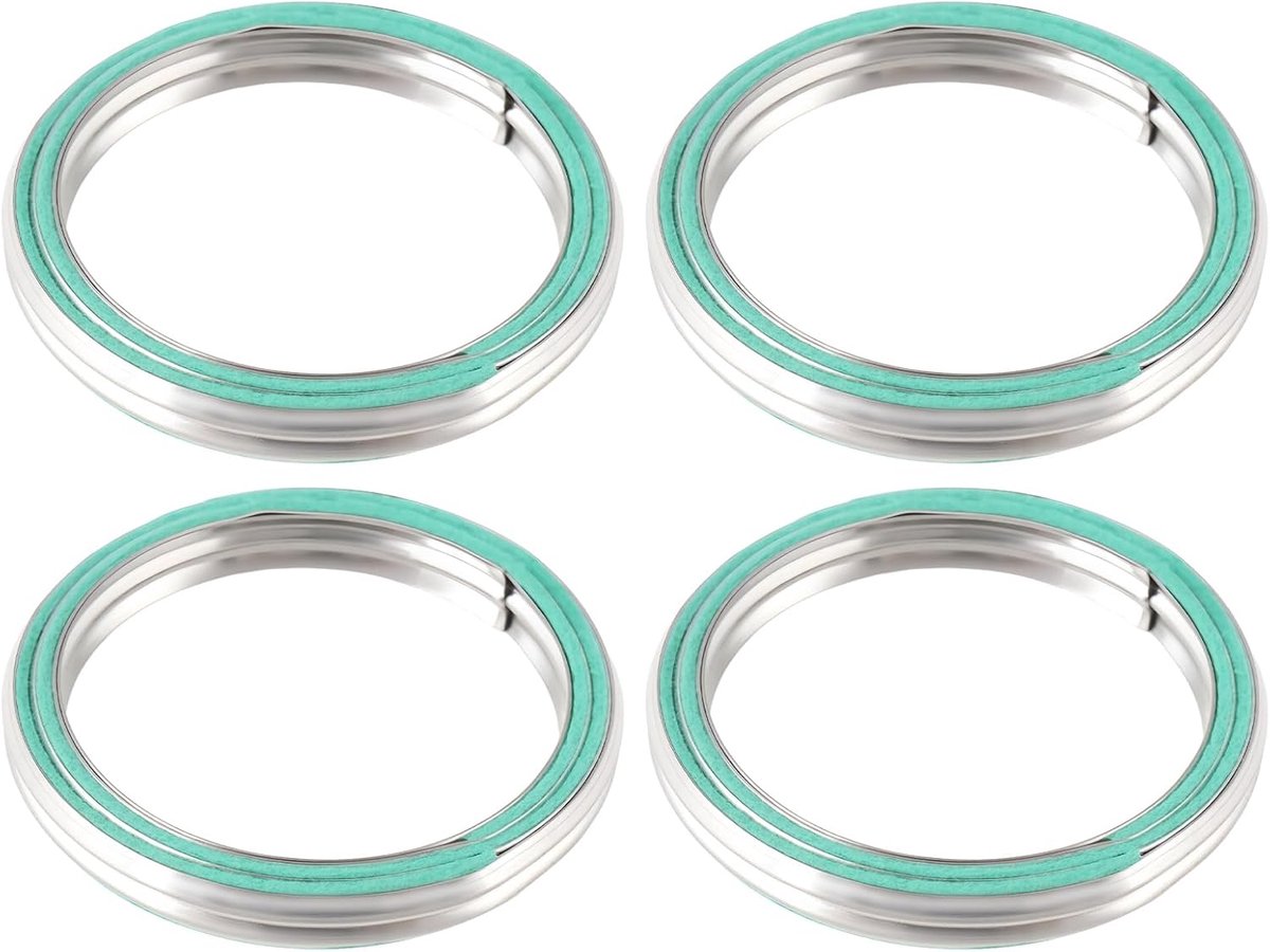 4 Stks Motorfiets Uitlaat Pakking 36x29x5mm Compatibel met Peugeot 2T Motor Scooter
