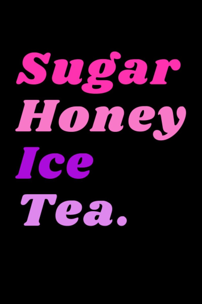 Notitieboek Sugar Honey Ice Tea - A5 formaat - Leuke illustraties - Perfect voor creatief schrijven - ShopVlot