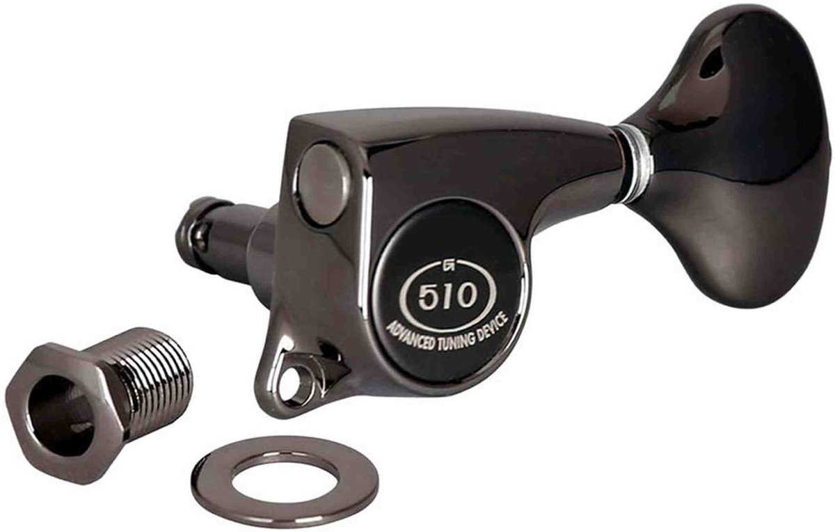 Gotoh GTH14303 SGL510 stemmechanieken met L5 knoppen, 3L3R, cosmo zwart