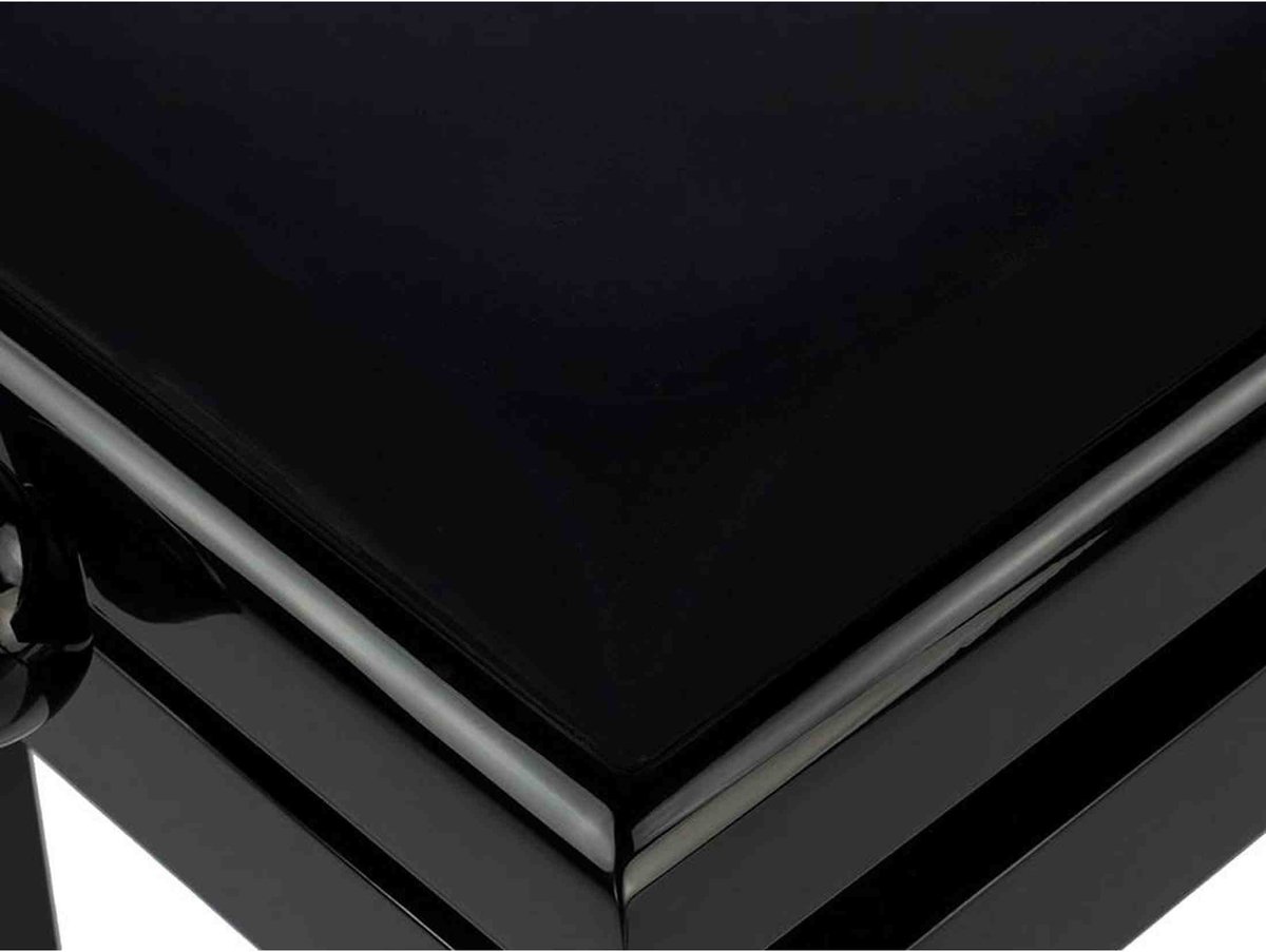 Boston PB2/2020 pianobank Deluxe – verstelbare zitting, dubbelkruis, hoogglans zwart met velours bekleding