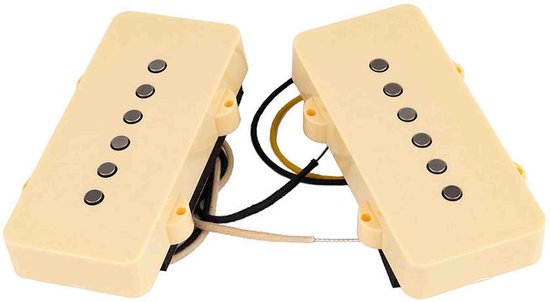 Lollar Original '63 Jazzmaster single coil pickups, hals en brug, crème (2 x)
