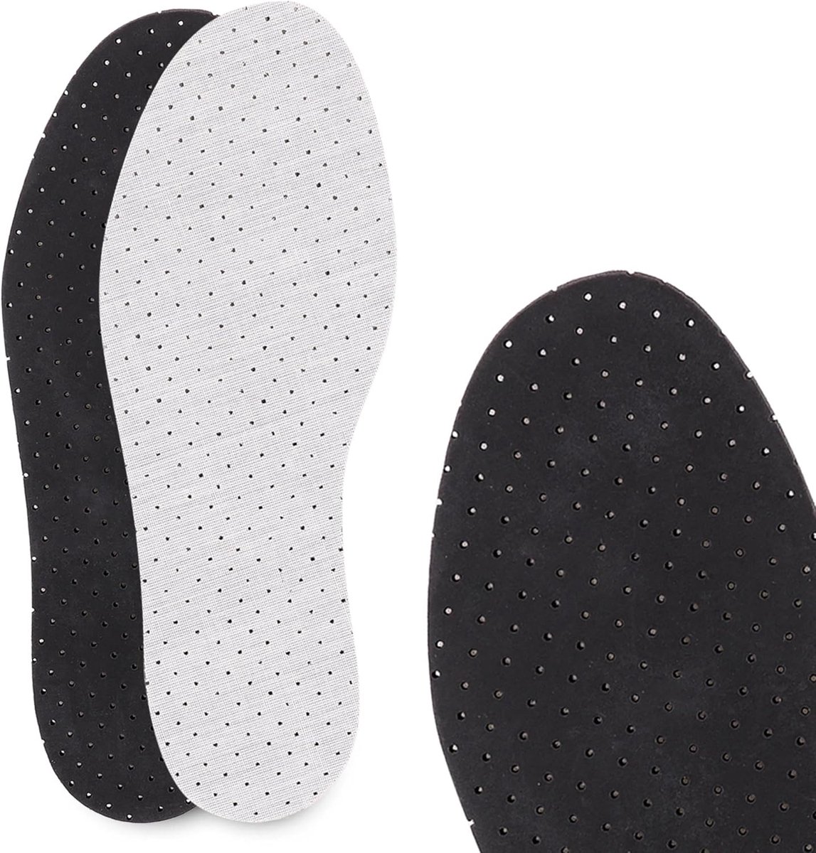 Zwempadden voor schoenen - dunne binnenzolen met geactiveerde kool - ademend - voor zweetvoeten - geurtjes absorberend - voor werkschoenen, sport, hardloopschoenen 39