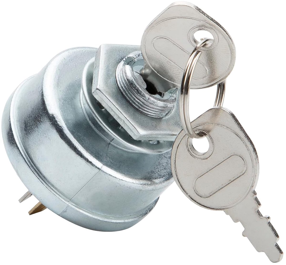 Ontstekingsschakelaar met 2 sleutels, ontstekingsschakelaar, contactslot, startschakelaar, 5-polig voor MTD motor, tractor, grasmaaier Husqvarna 725-0267 925-0267