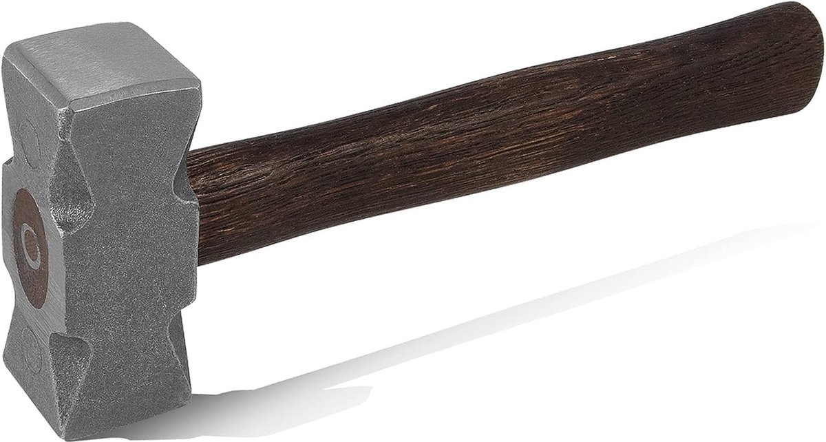 1.000 g vierkante smeedhamer, perfect voor graafmachines, smeedgereedschap