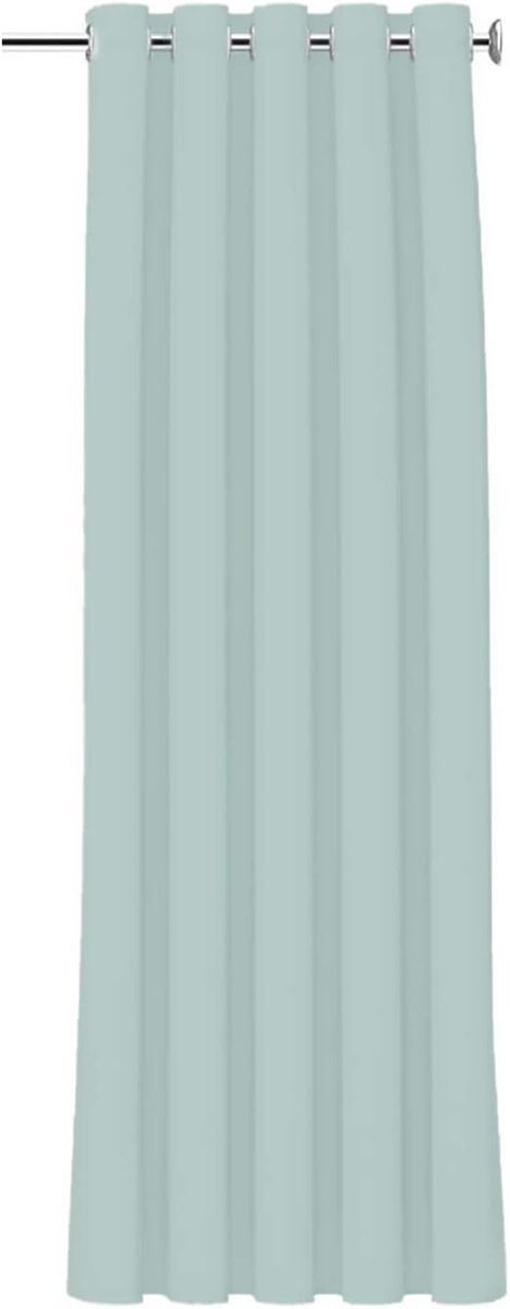 Gordijn, ondoorzichtig, 140 x 240 cm, Uni Essential Celadon