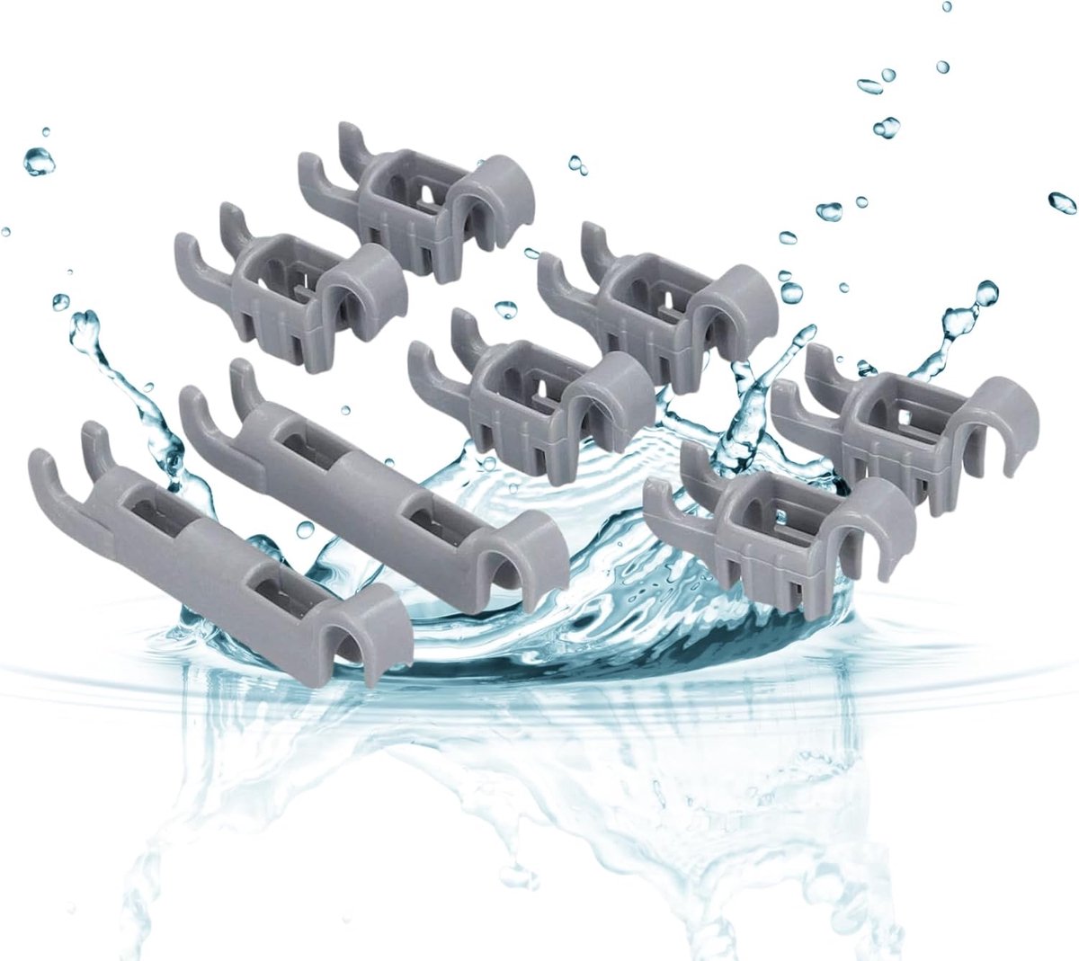 Bevestigingsclips voor Boschvaatwasser 611472 00611472 grijs
