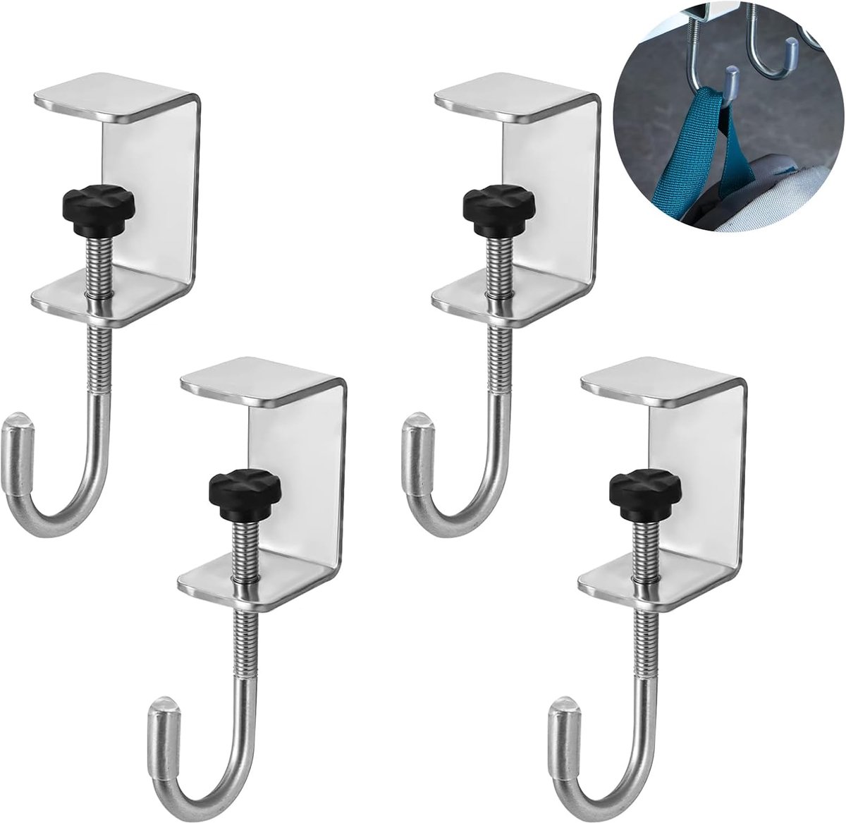 Tassenhouder, handtashouder, tashaak, hanger, houder, handtashouder, tafelhaak, handtashaak, portemonnee, haak, bureau, hanger, tafelhaak voor tafel, tassen, rugzak, bureau