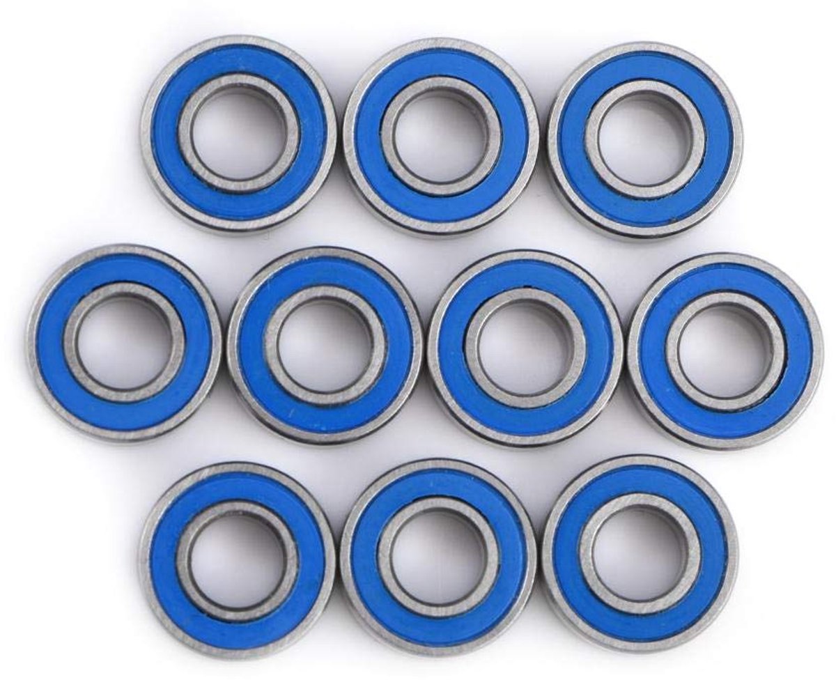 Set van 10 miniatuurkogellagers MR115-2RS 5 x 11 x 4 mm staal dubbel afgeschermd voor 3D-printer, quadcopter of model