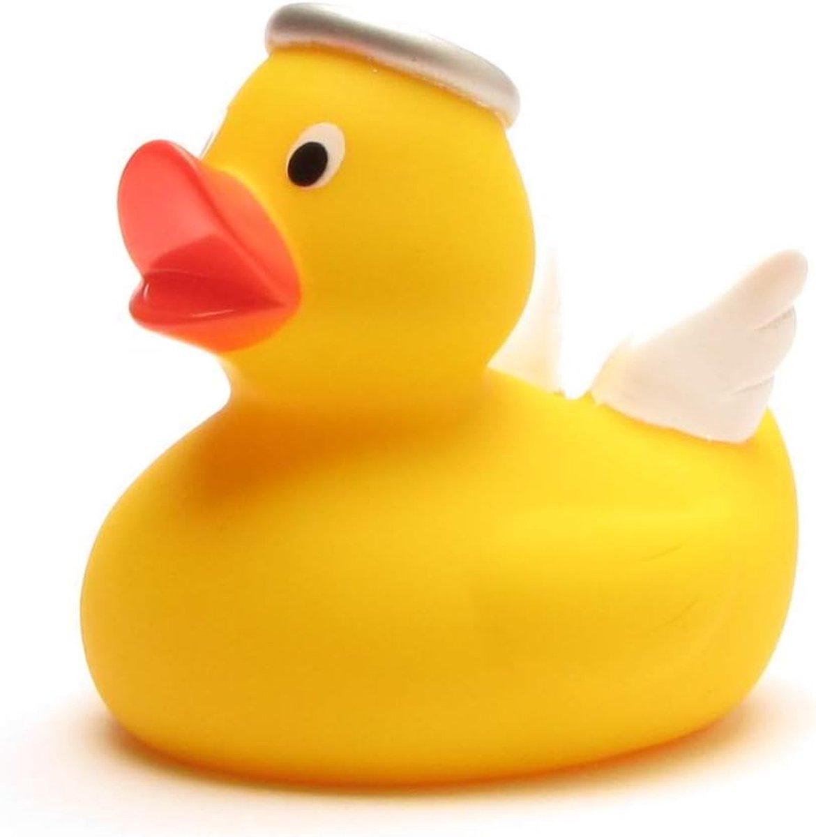 I Badeend I Piep eend I eend engel geel I L: 7,5 cm I incl. badeend sleutelhanger in set