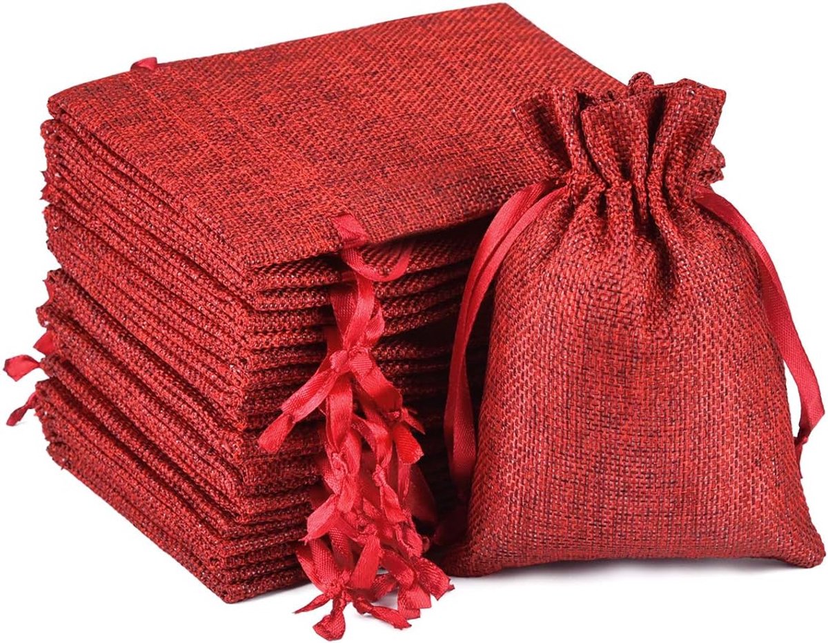 zakje zakje kleine geschenken voor bruiloft verloving adventskalender - 10,5 x 15,5 cm