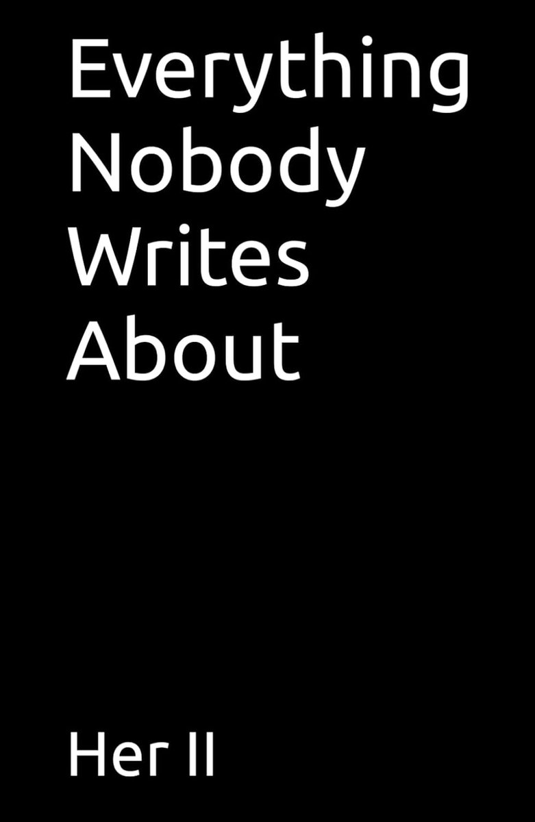 Nobody Writes About