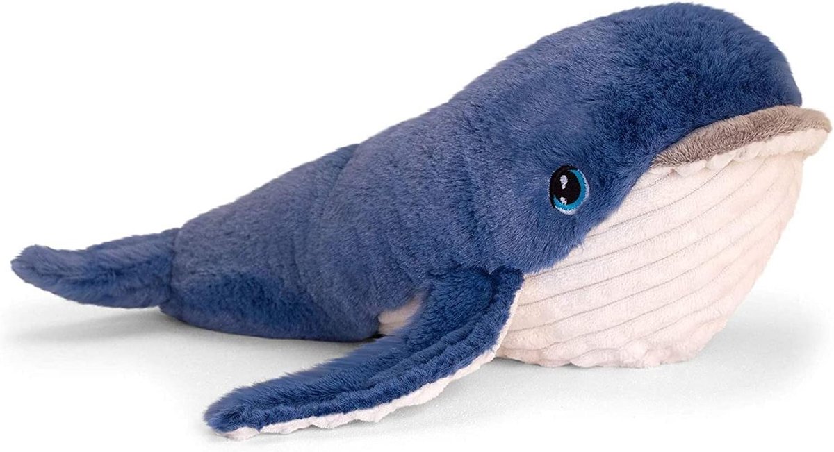 100% gerecycled pluche Eco-speelgoed (Walvis)