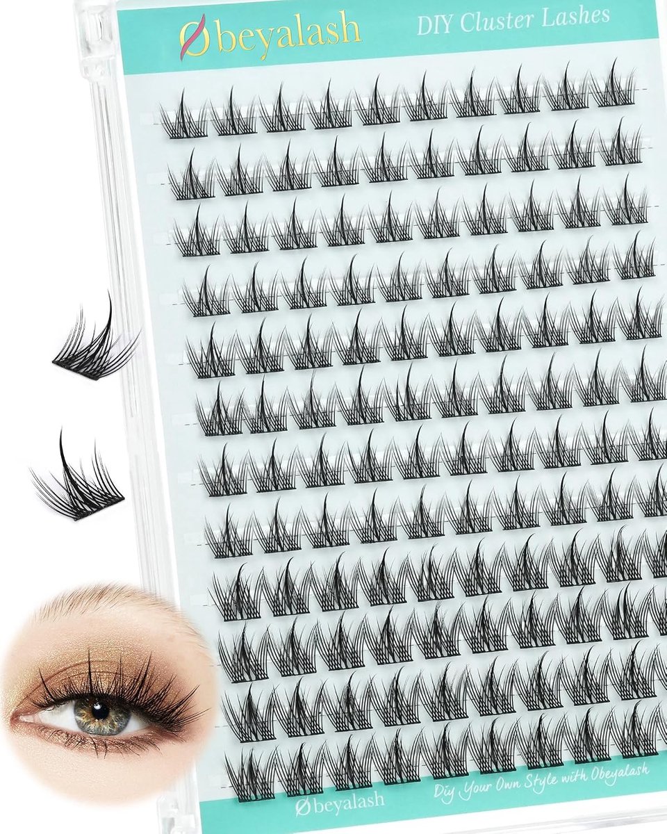 SnelShoppen - Anime Individuele Wimpers Cluster Wimperextensions 120st Spiky Manga Natuurlijke Dunne Band 10mm 11mm 12mm Mix C Krul DIY Wimperextensio