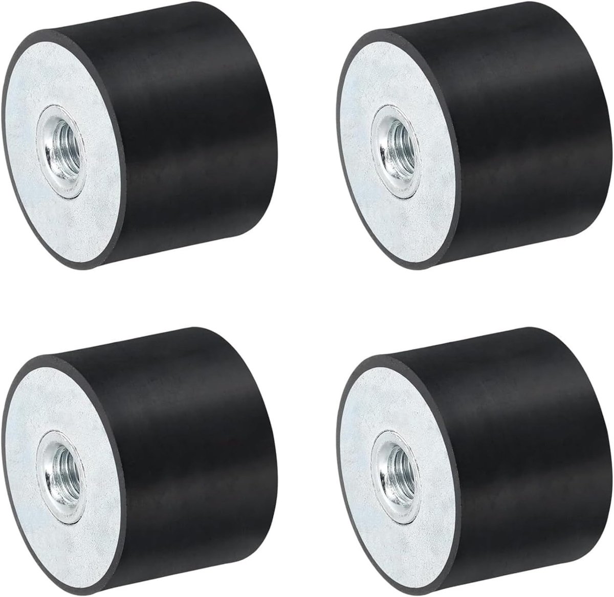 voetjes DD M8-30 x 20 mm draad vrouwelijke rubberen veer, trillingsisolator, vervanging voor anti-vibratie-pads, platte dempingskap, basisblok, schokdemper voor compressor, motor