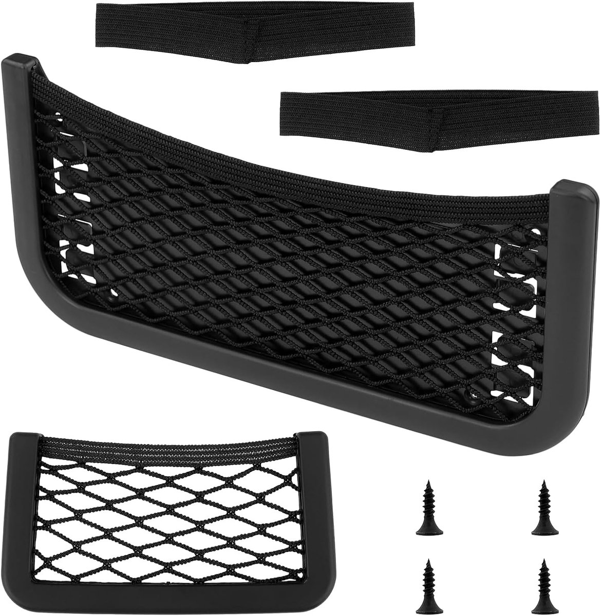 2 STK. opbergnet voor camper en caravans, plastic net binnen opbergnet, ophangnet, camper organizer, auto-camping accessoires