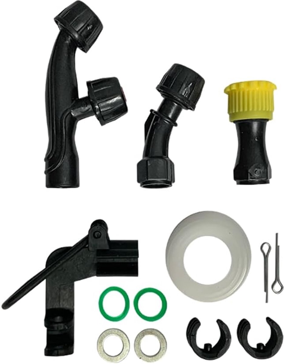 Reparatieset voor sproeiapparaten, punten, rubber, afdichtingen en verbindingen