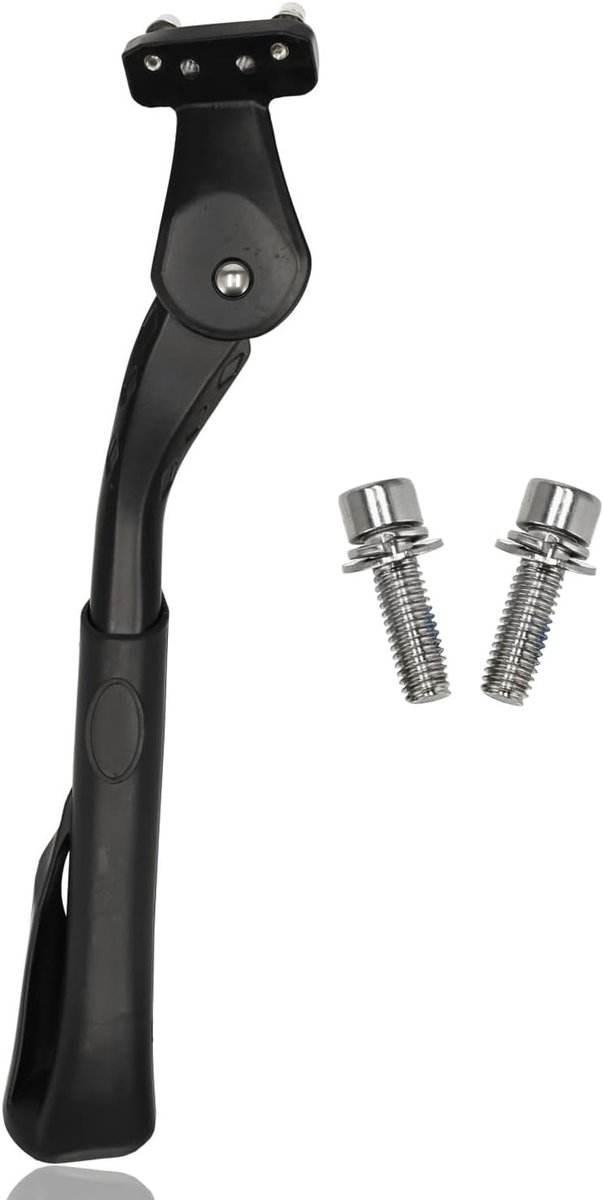 E-Bike & Fatbike – Verstelbare Achtervork Standaard 24-29 Inch | Zijstandaard Fiets met Extra Grote Voet | Geschikt voor Elektrische Fietsen, Mountainbikes & Fatbikes (18-40 mm)