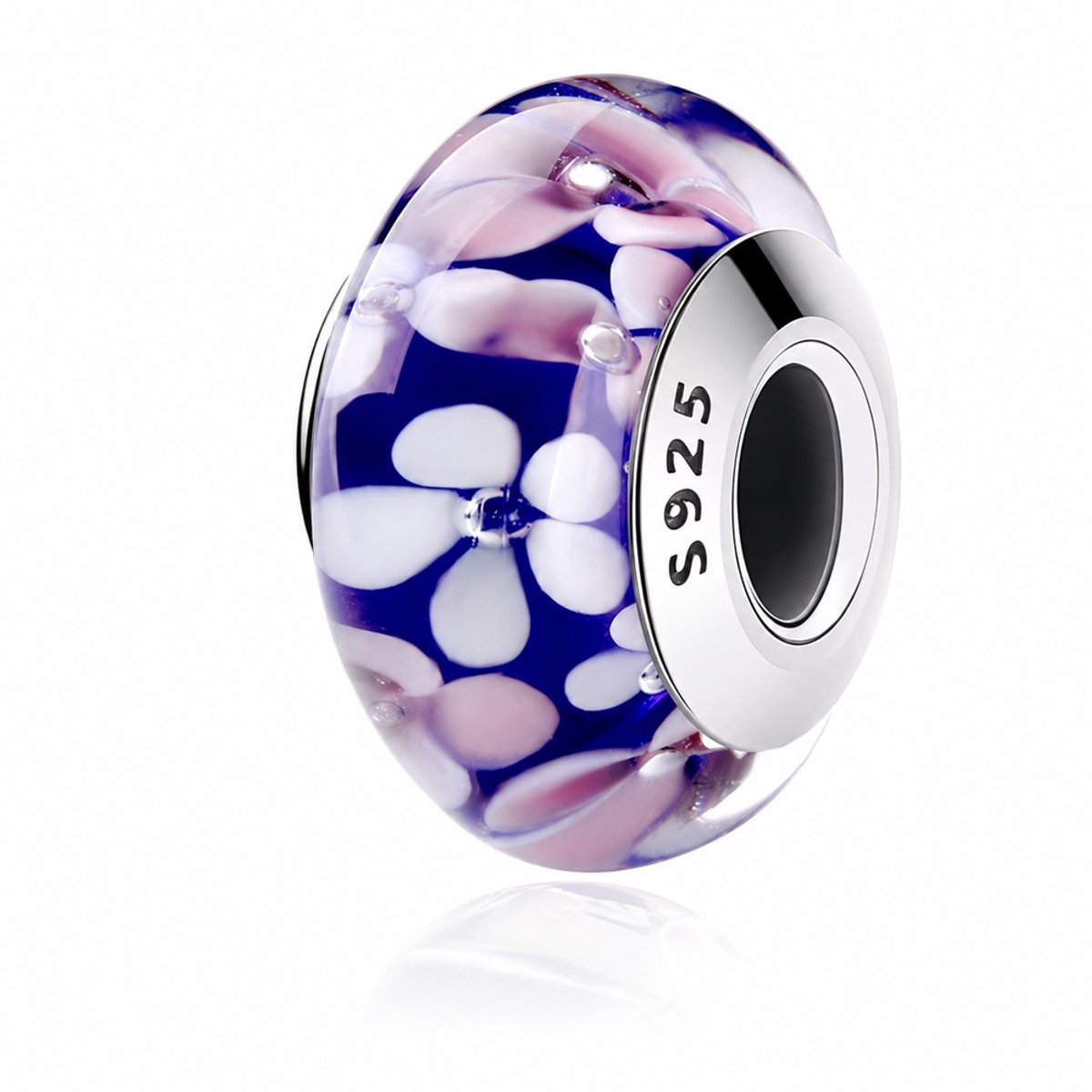 Romystones - Bedel - Bloem - Basic - Rond - Voor aan je Bedelarmband - Sieraden