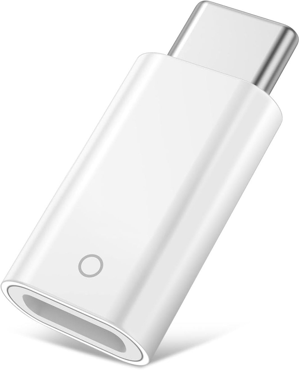 Adapter voor Apple Pencil 1 naar USB C en iPad 10e generatie, adapter Lightning naar USB C Lightning, oplader voor Apple Pencil 1e generatie, ondersteunt Bluetooth-koppeling
