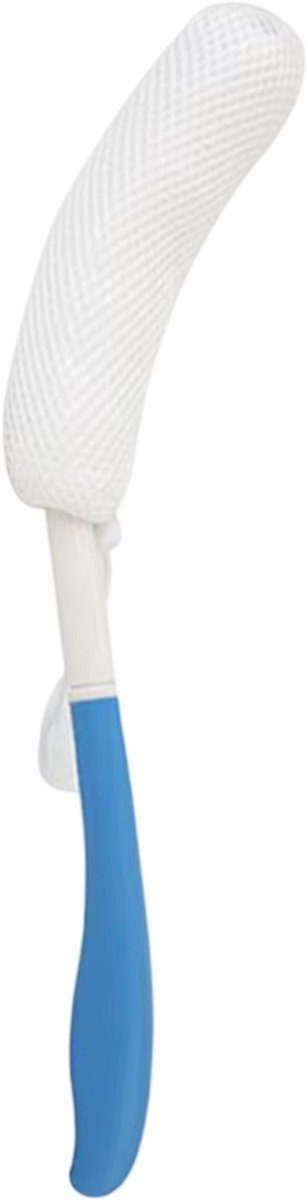 Lange Badborstel met Handvat – Siliconen Rugborstel voor Douche, Rug Scrubber, Body Scrubber, Antislip Badborstel voor Senioren
