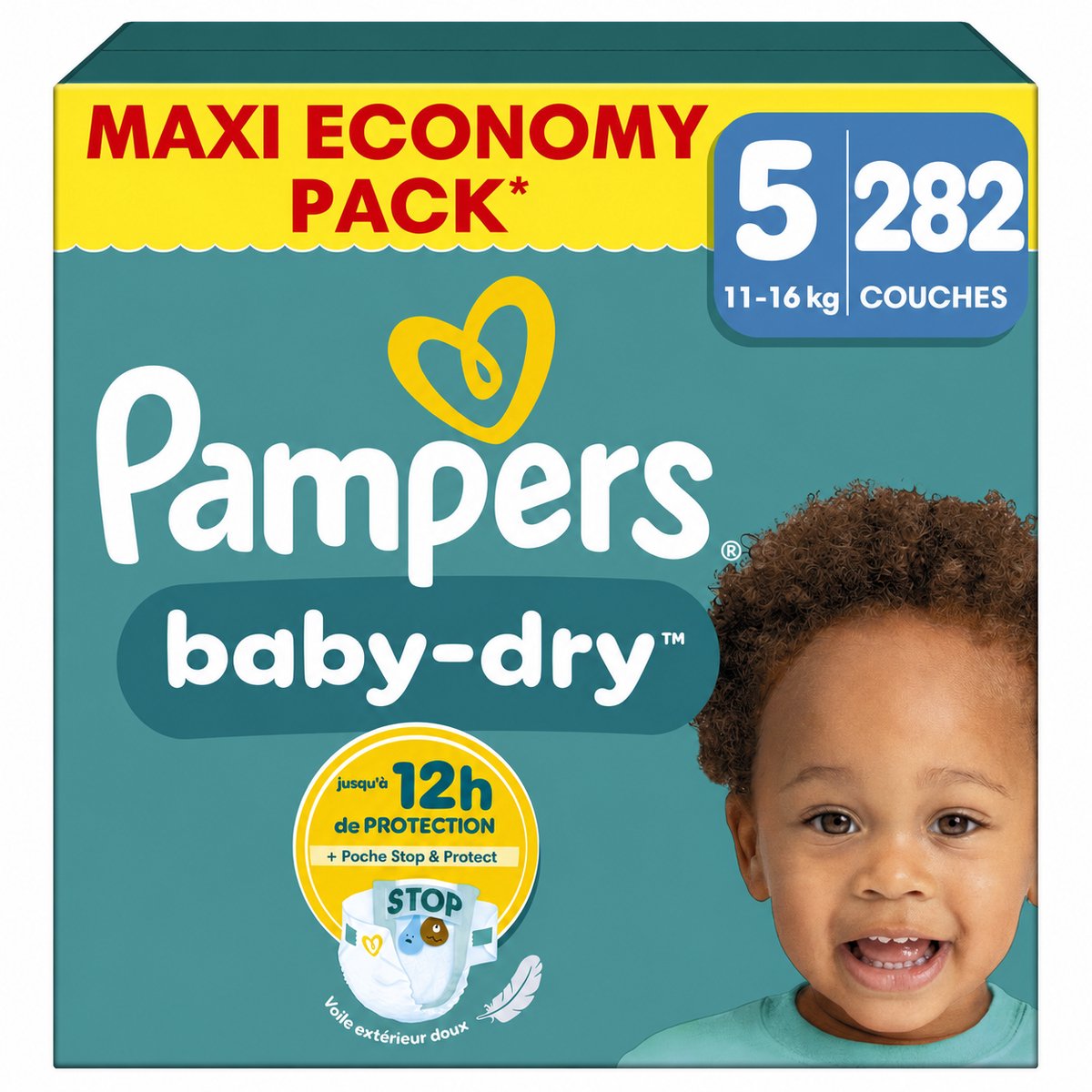 Pampers - Baby Dry - Maat 5 - Maandbox - 282 Stuks - 11/16 KG