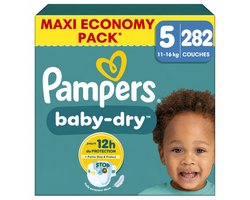 Pampers - Baby Dry - Maat 5 - Maandbox - 282 Stuks - 11/16 KG