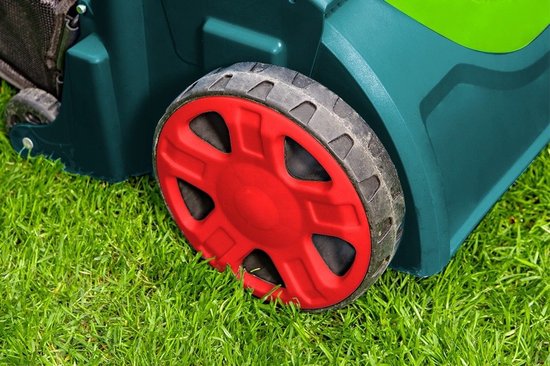 Verticuteer Machine 1400w 48L Opvangbak, Werk Wijdte 380mm, Hoogte instelbaar 3-12mm, 7 Messen — afbeelding 2