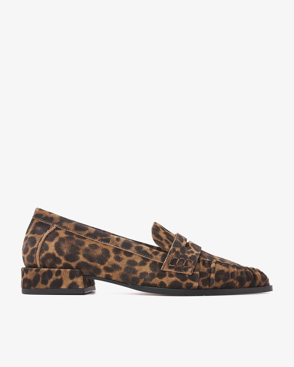 VIA VAI Jazz Billie Loafers Dames - Suède - Beige - Maat 40