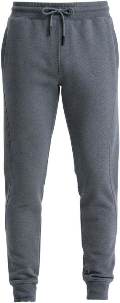 OMBRE Broek - Regular Fit - Katoen - Effen Grafiet XL