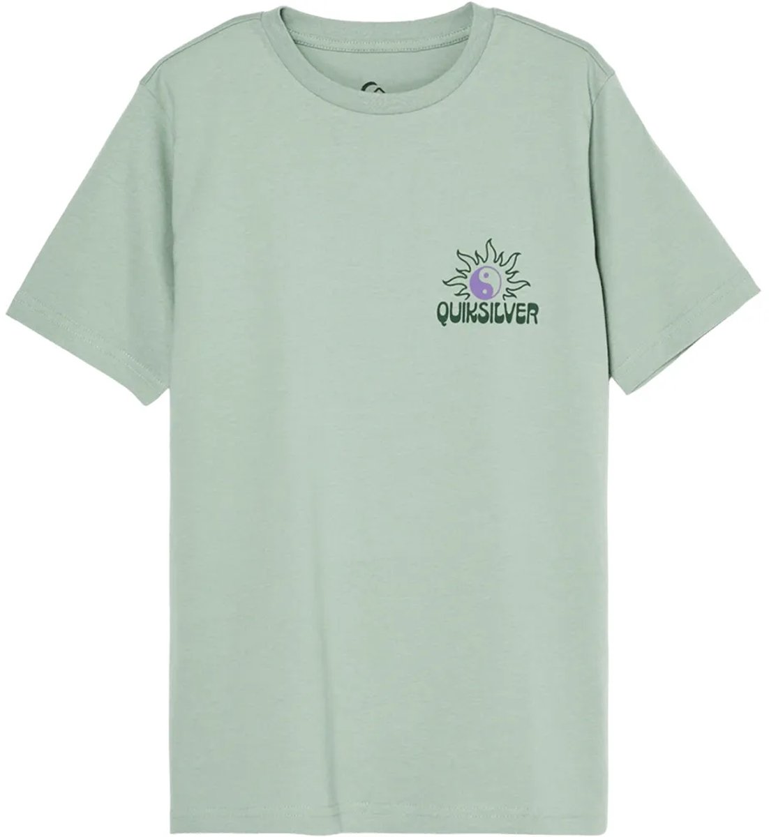 Quiksilver Fusion T-shirt Met Korte Mouwen 12 Years Jongen Groen