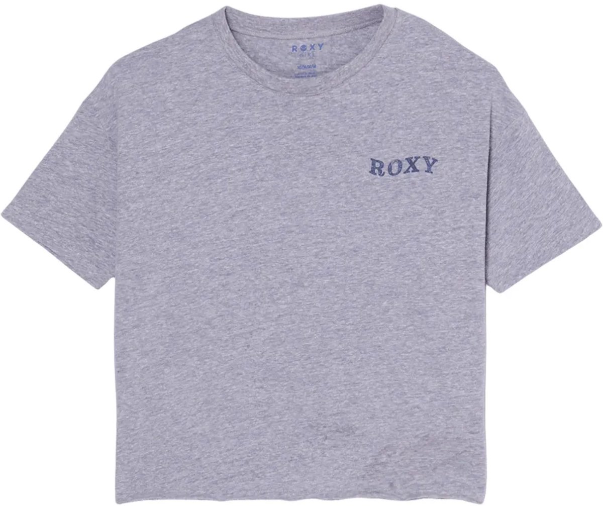 Roxy The Beautiful T-shirt Met Korte Mouwen 4 Years Meisje Grijs