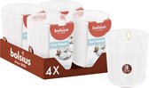 Bolsius - True Scents - 4 Geurkaarsen - Fresh Cotton - Voordeelverpakking - Geur Kaars