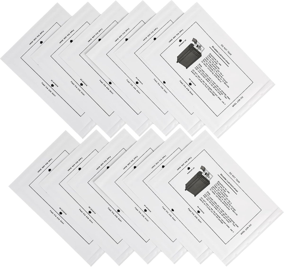 Oliepapier voor Papierversnipperaars - Milieuvriendelijk - Onderhoudsset - Reinigingsset - Voor Alle Apparaten