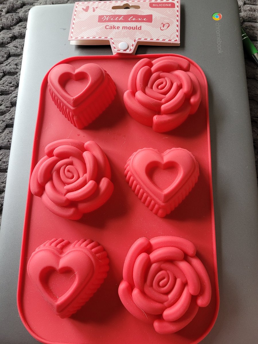 Sileconen Bakvormen hartjes & rozen