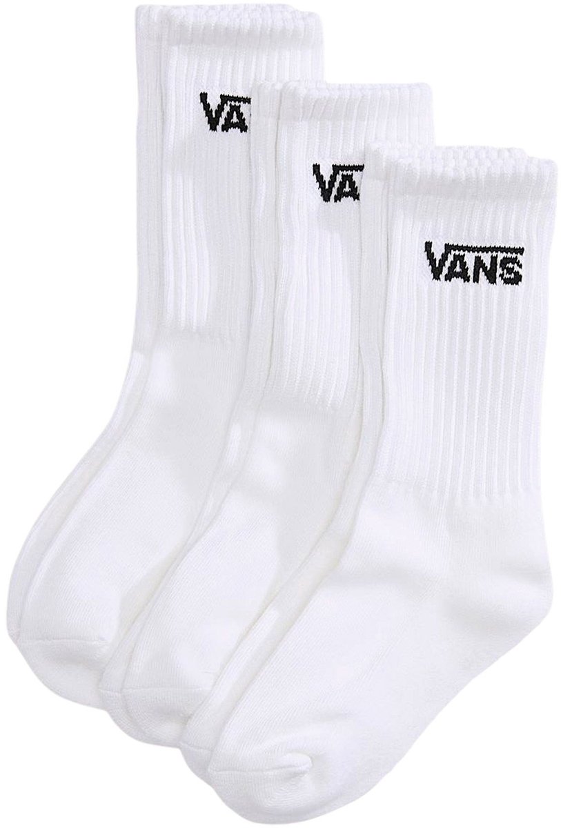 Vans Classic Check Crew Sokken Junior Zwart