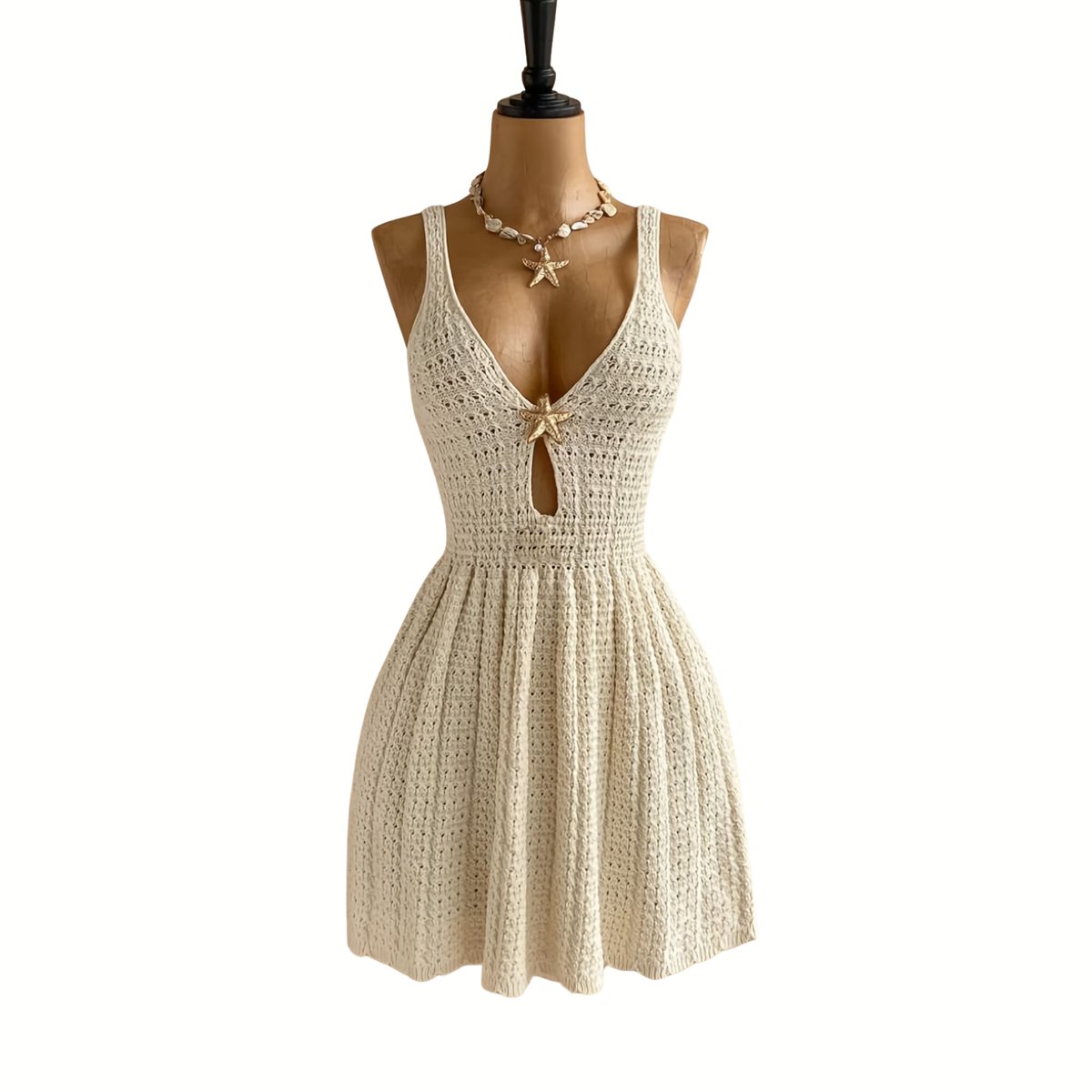 Currero Zomerjurk Dames Zomerjurken Volwassenen Vrouwen Midi Jurk Ibiza Stijl Sundress Dress L Ivoorwit