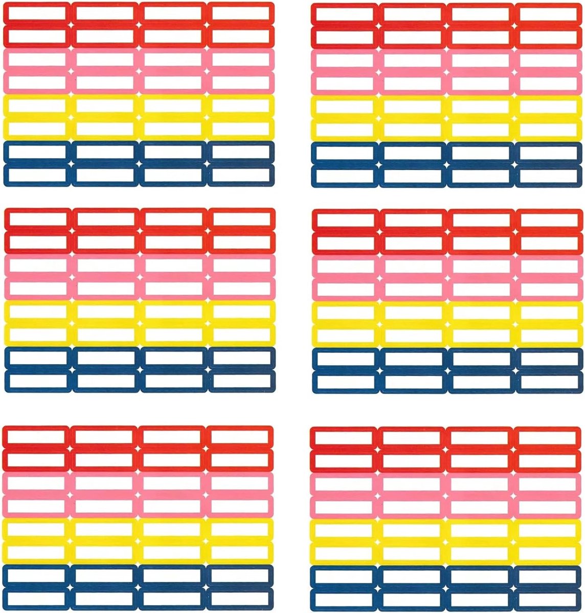 Zelfklevende Naamstickers voor Potloden - 192 Labels 35x10mm - Ideaal voor Kleuterschool en Schoolbenodigdheden