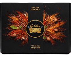Golden BBQ - Proefpakket BBQ Rubs - Kruidenmixen - 7 verschillende BBQ
