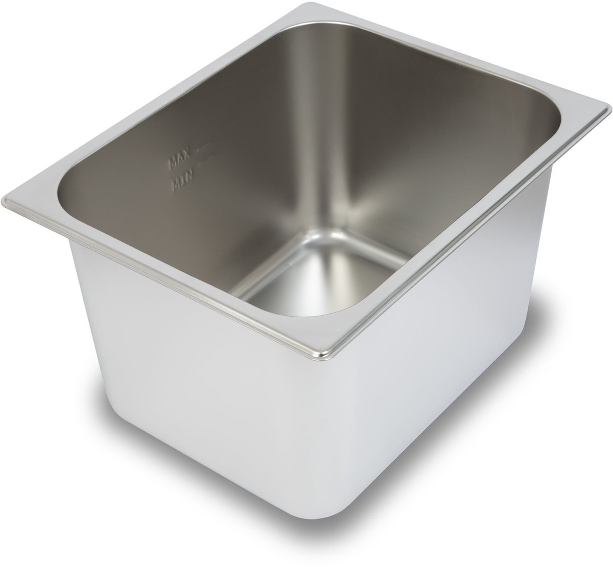 VERTES GN-bak 1/2 Gastronorm (roestvrij staal, 200 mm diep, hygiënisch, roestvrij, krasbestendig, temperatuurbestendig van -40° tot +300°C, geschikt voor bain-marie en veelzijdig gebruik in de horeca)