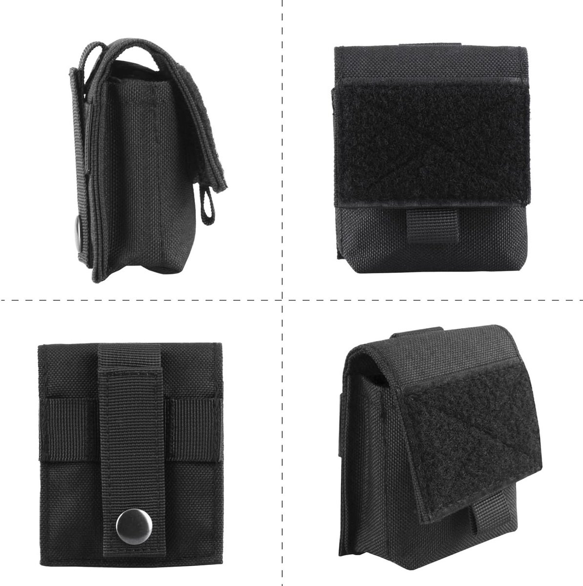 Kleine tactische pouch voor EDC, Molle utility tas, mini admin pouch voor militaire beltgebruik