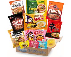 Mix Koreaanse Noedels Box - Diverse Asian Noodels / Koreaanse Noodles - van o.a.: Nongshim, Samyang, Buldak, Ottogi, Paldo