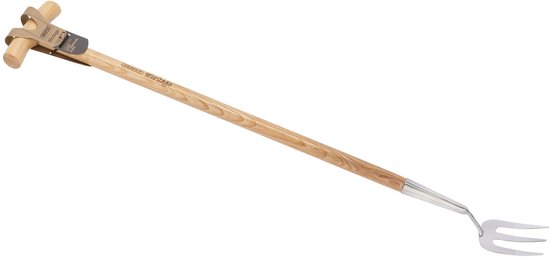 Draper Heritage roestvrijstalen spitvork met lange essenhouten steel van Draper — afbeelding 2