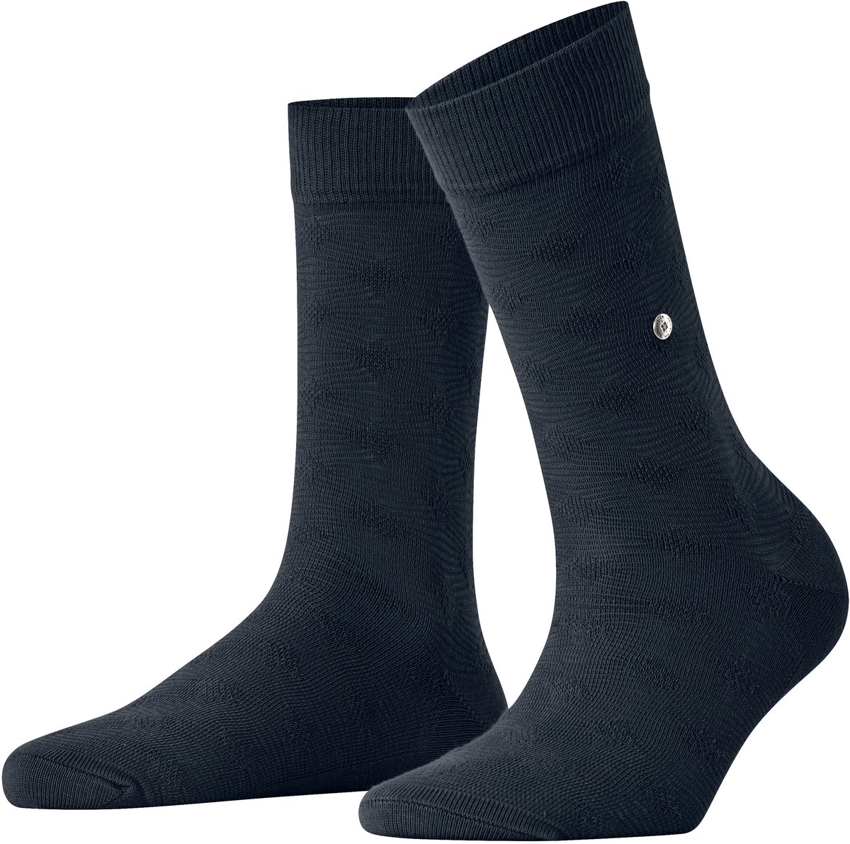 Burlington Structured Dot gedessineerd katoen sokken dames blauw - maat 36-41