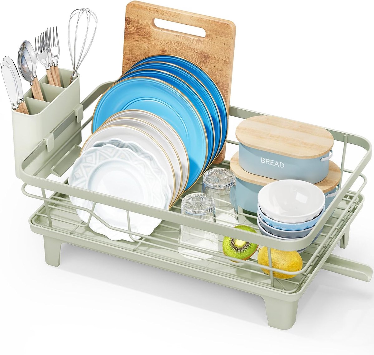 Urackify Dish Drainer Drainer Kitchen Sink Drainer Drainer Steel Sink Drainer with Drainer Drainer Kitchen Utensils - ShopVlot
