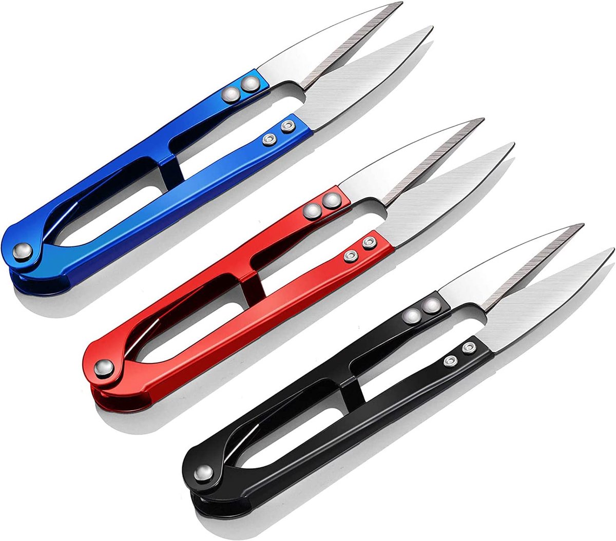 Tuinschaar set van 3 - mini trimmers voor binnen en buiten - verschillende kleuren - ideaal voor het snoeien - ShopVlot