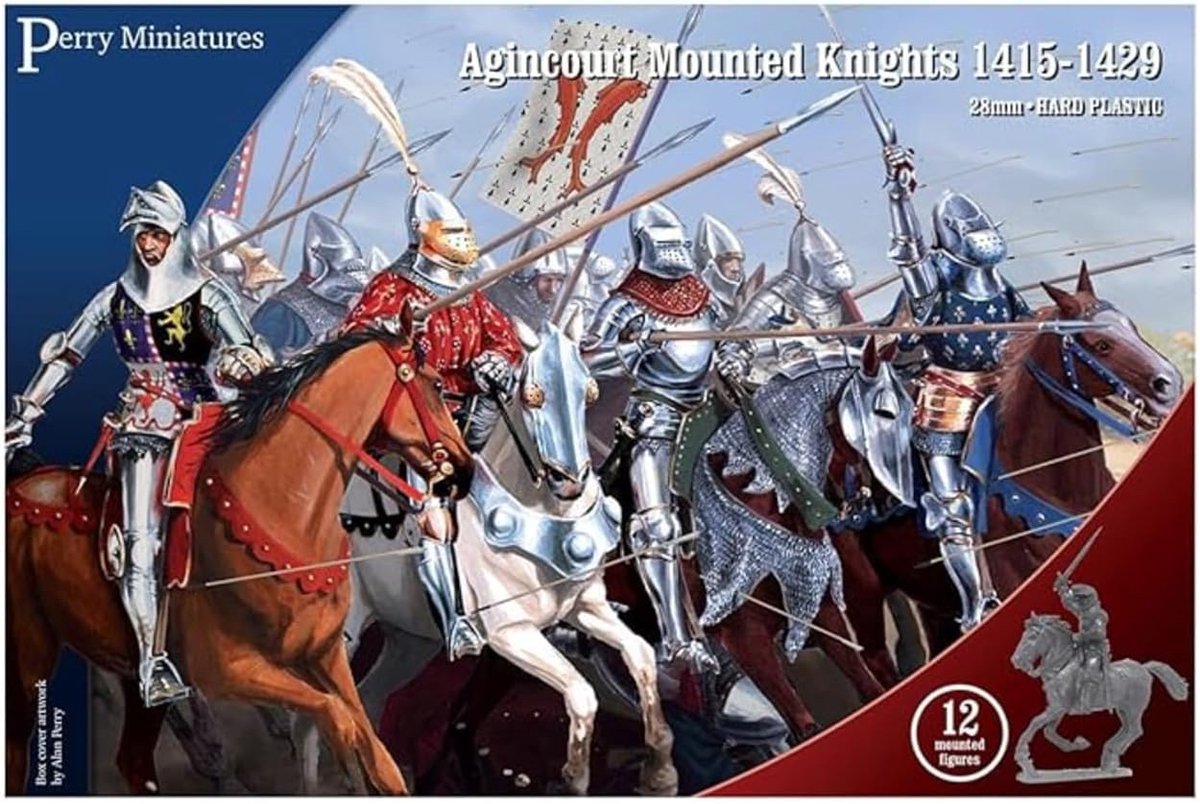 Perry Miniatures Agincourt Mounted Knights 1415-1429 AO70 - ShopVlot